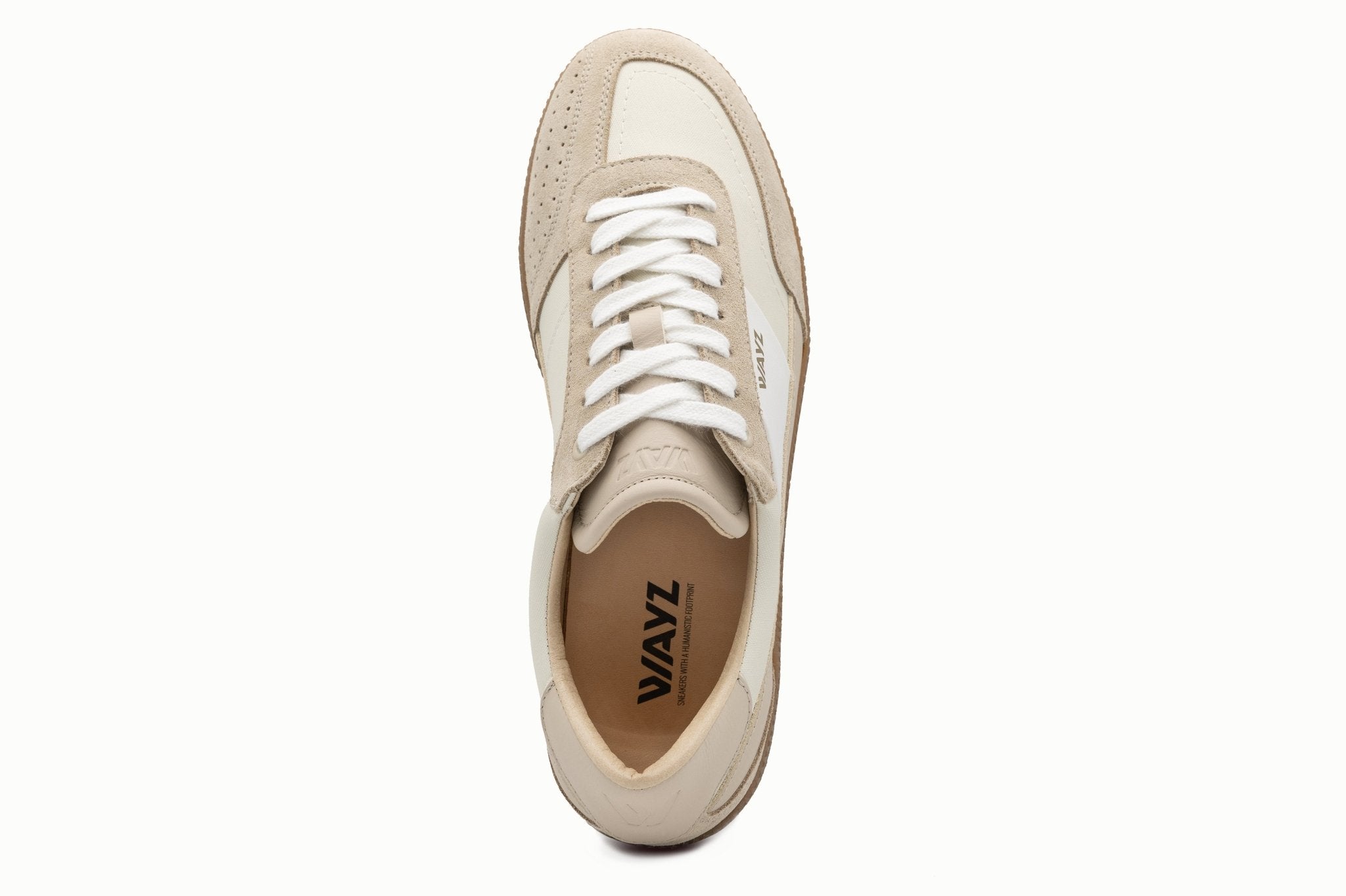 THE SPARK SNEAKERS - White Beige - Wayz Sneakers - ethical sneakers with a humanistic footprint