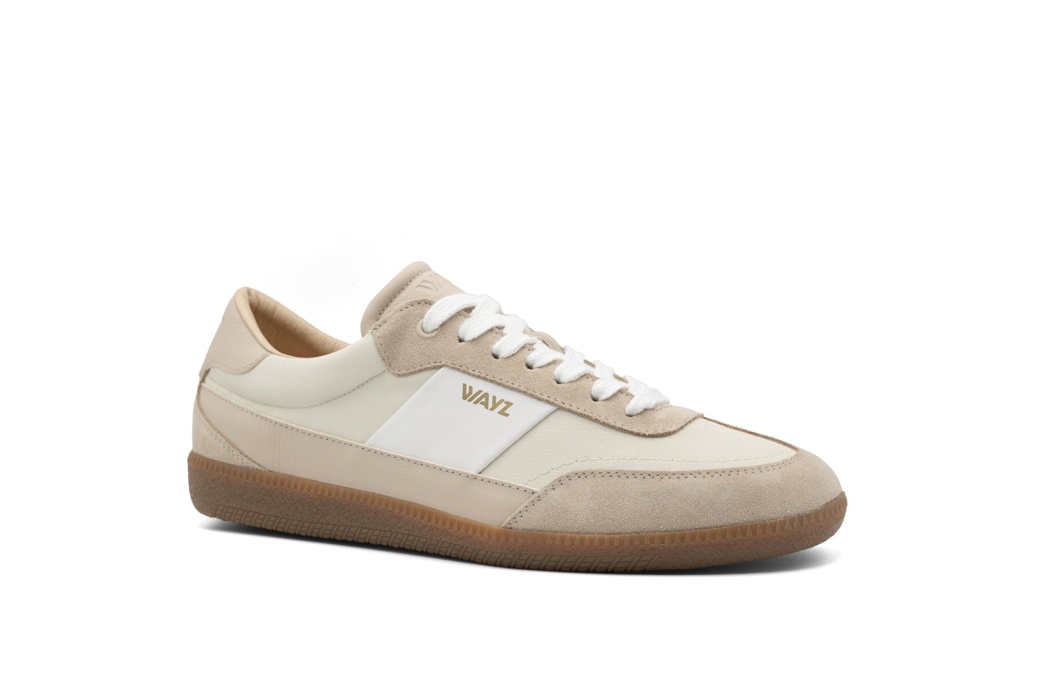 THE SPARK SNEAKERS - White Beige - Wayz Sneakers - ethical sneakers with a humanistic footprint