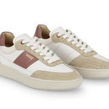 THE SPARK SNEAKERS - White Beige Dry Rose - Wayz Sneakers - ethical sneakers with a humanistic footprint