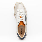 THE SPARK SNEAKERS - White Blue Orange - Wayz Sneakers - ethical sneakers with a humanistic footprint