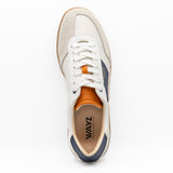 THE SPARK SNEAKERS - White Blue Orange - Wayz Sneakers - ethical sneakers with a humanistic footprint
