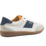 THE SPARK SNEAKERS - White Blue Orange - Wayz Sneakers - ethical sneakers with a humanistic footprint