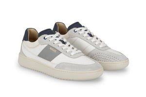 THE SPARK SNEAKERS - White Grey Blue - Wayz Sneakers - ethical sneakers with a humanistic footprint