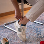 THE SPARK SNEAKERS - White Grey Blue - Wayz Sneakers - ethical sneakers with a humanistic footprint