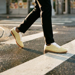 THE VERVE SNEAKERS - Pastel yellow - Wayz Sneakers - ethical sneakers with a humanistic footprint