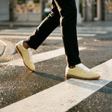 THE VERVE SNEAKERS - Pastel yellow - Wayz Sneakers - ethical sneakers with a humanistic footprint