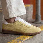THE VERVE SNEAKERS - Pastel yellow - Wayz Sneakers - ethical sneakers with a humanistic footprint
