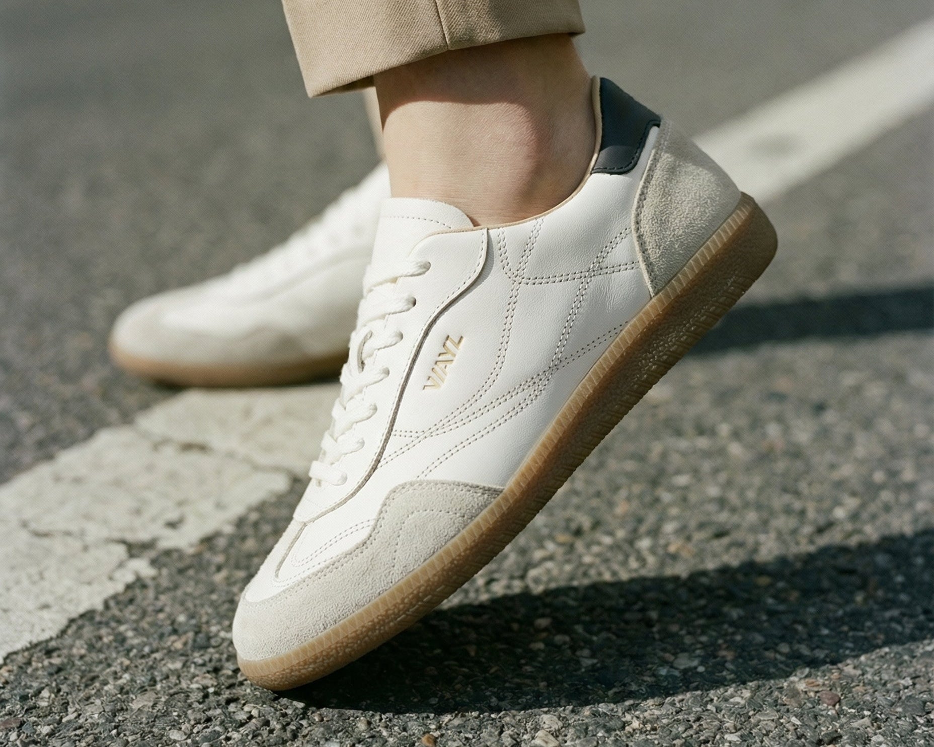 THE VERVE SNEAKERS - White Grey Black - Wayz Sneakers - ethical sneakers with a humanistic footprint