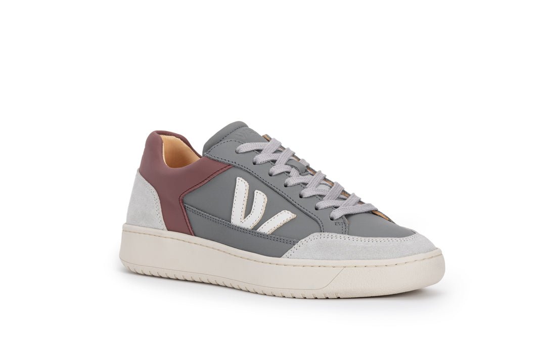 THE WANDERER SNEAKERS - Grey Dry Rose - Wayz Sneakers - ethical sneakers with a humanistic footprint
