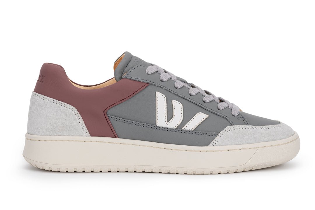 THE WANDERER SNEAKERS - Grey Dry Rose - Wayz Sneakers - ethical sneakers with a humanistic footprint