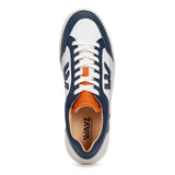THE WANDERER SNEAKERS - White Blue Orange - Wayz Sneakers - ethical sneakers with a humanistic footprint