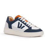 THE WANDERER SNEAKERS - White Blue Orange - Wayz Sneakers - ethical sneakers with a humanistic footprint