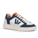 THE WANDERER SNEAKERS - White Blue Orange - Wayz Sneakers - ethical sneakers with a humanistic footprint