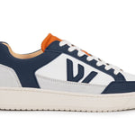 THE WANDERER SNEAKERS - White Blue Orange - Wayz Sneakers - ethical sneakers with a humanistic footprint
