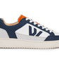 THE WANDERER SNEAKERS - White Blue Orange - Wayz Sneakers - ethical sneakers with a humanistic footprint