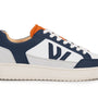 THE WANDERER SNEAKERS - White Blue Orange - Wayz Sneakers - ethical sneakers with a humanistic footprint