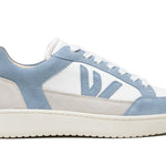 THE WANDERER SNEAKERS - White Grey Blue Sky - Wayz Sneakers - ethical sneakers with a humanistic footprint