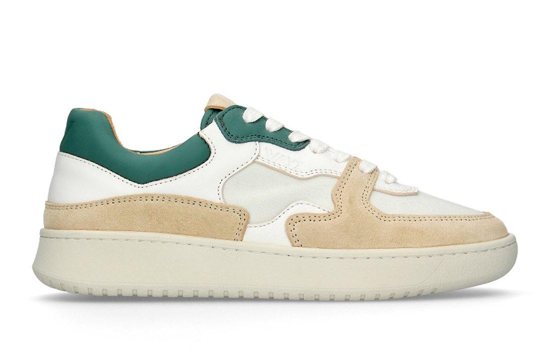 White Green Almond Milk Sonder Shoes - side view | Wayz Sneakers