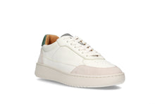 Load image into Gallery viewer, Our White Grey Green Hedonist Sneakers - eco-friendly shoes - front view
