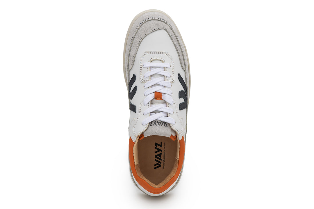 Shoes white 2025 grey orange