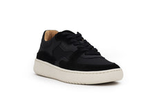 Load image into Gallery viewer, Sonder Shoes Triple Black Vegetable Tanned Leather Sneakers - Front view  | Wayz Sneakers