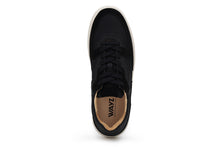 Load image into Gallery viewer, Sonder Shoes Triple Black Veg-Tan Leather Sneakers - top view  | Wayz Sneakers