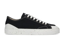 Load image into Gallery viewer, Our black grit vegan sneakers - side view | Wayz Sneakers