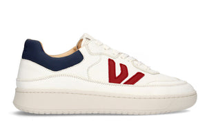 White Red Blue Misfit Sneakers - Side View