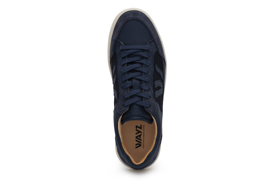 Blue Jeans Wanderer Sneakers - top view  | Wayz Sneakers