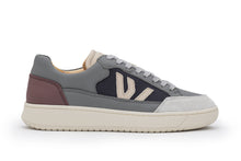 Load image into Gallery viewer, Grey Beige Dry Rose Wanderer Veg-Tan Leather Sneakers - side view  | Wayz Sneakers