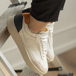 THE HEDONIST SNEAKERS - Mandarina Black - Wayz Sneakers - ethical sneakers with a humanistic footprint