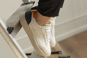 THE HEDONIST SNEAKERS - Mandarina Black - Wayz Sneakers - ethical sneakers with a humanistic footprint