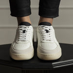THE HEDONIST SNEAKERS - White Grey Black - Wayz Sneakers - ethical sneakers with a humanistic footprint