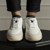 THE HEDONIST SNEAKERS - White Grey Black - Wayz Sneakers - ethical sneakers with a humanistic footprint