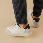 THE HEDONIST SNEAKERS - White Grey Black - Wayz Sneakers - ethical sneakers with a humanistic footprint