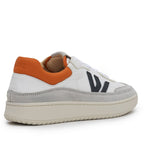 THE MISFIT SNEAKERS - Grey White Orange - Wayz Sneakers - ethical sneakers with a humanistic footprint