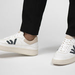 THE MISFIT SNEAKERS - White Grey Almond Milk - Wayz Sneakers - ethical sneakers with a humanistic footprint