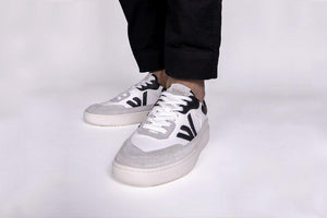 THE MISFIT SNEAKERS - White Grey Black - Wayz Sneakers - ethical sneakers with a humanistic footprint