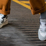 THE MISFIT SNEAKERS - White Grey Black - Wayz Sneakers - ethical sneakers with a humanistic footprint
