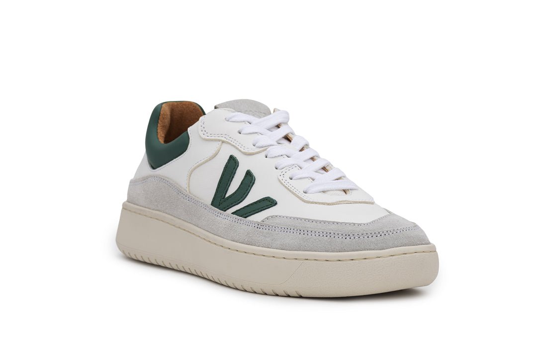 THE MISFIT SNEAKERS - White Grey Green - Wayz Sneakers - ethical sneakers with a humanistic footprint