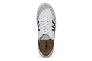 THE MISFIT SNEAKERS - White Grey Green - Wayz Sneakers - ethical sneakers with a humanistic footprint